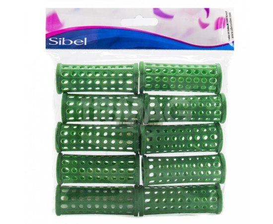 Бигуди для волос пластиковые, длинные Sibel, изображение 2