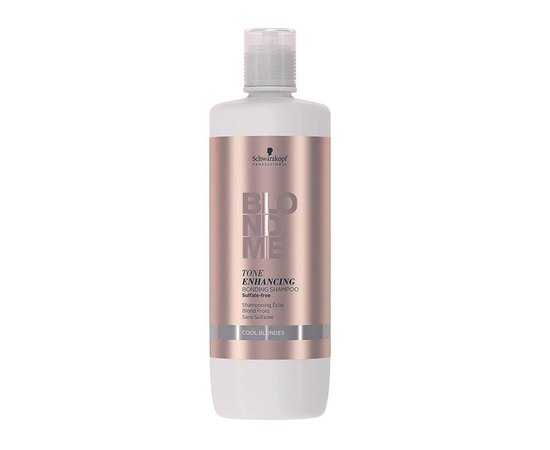 Бондинг-шампунь для холодных оттенков блонд Schwarzkopf Professional Blondme Tone Enhancing Bonding Shampoo Cool Blondes, изображение 2