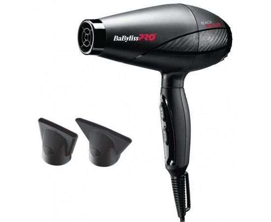 Фен для волос профессиональный BaByliss PRO Black Star BAB6200E, 2000 W, изображение 2