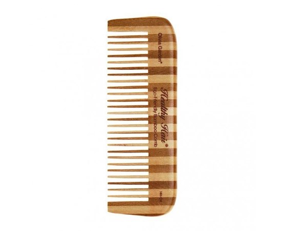 Гребень для волос бамбуковый Olivia Garden Healthy Hair comb 4, изображение 2