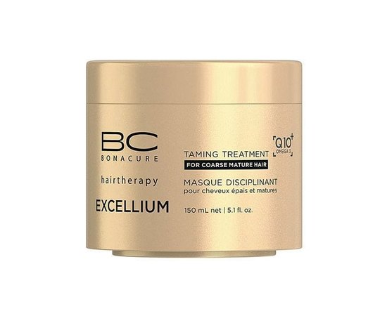 Смягчающая маска для зрелых волос Schwarzkopf Professional BC Q10 Omega 3 Taming Treatment Mask  , изображение 2 Смягчающая маска для зрелых волос Schwarzkopf Professional BC Q10 Omega 3 Taming Treatment Mask  , изображение 2