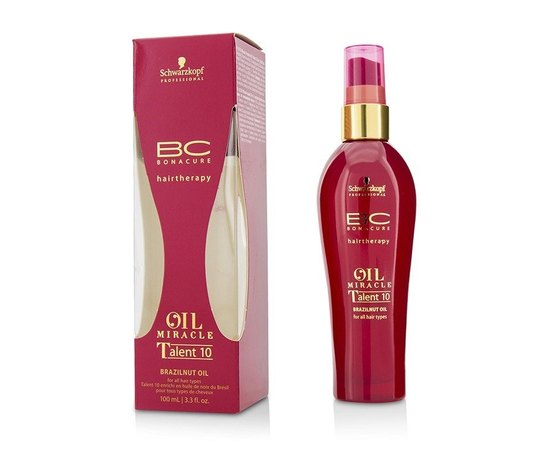 Спрей 10 в 1 с маслом бразильского ореха Schwarzkopf Professional Oil Miracle Brazilnut Talent 10, 100 ml, изображение 2
