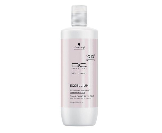 Schwarzkopf Professional Bonacure Excellium Q10 + Collagen Plumping Shampoo Ущільнюючий шампунь, 200 мл, фото _ab__is.image_number.default