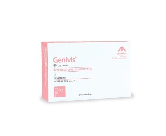 Біоактивна добавка для жінок при менопаузі Mastelli Genivis, 60 капсул, фото 