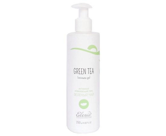 Интимный гель освежающий Зеленый чай Elenis Intimate Gel Green Tea, 250 ml, изображение 2