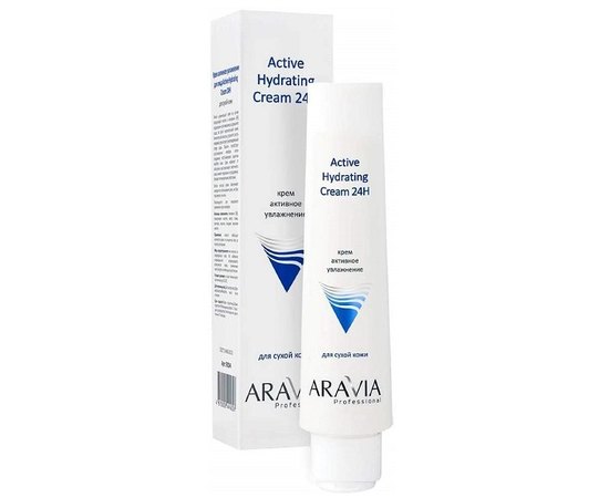 Крем для лица активное увлажнение Aravia Professional Active Hydrating Cream 24H, 100 ml, изображение 3