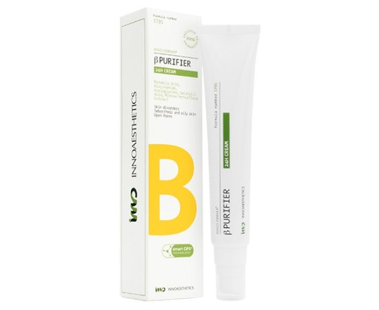 Крем для восстановления кожи 24-х часового действия Innoaesthetics ?-Purifier 24H cream, 50 ml
