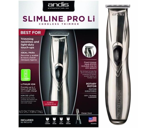Машинка для окантовки триммер Andis SlimLine PRO D8 US Edition, изображение 8