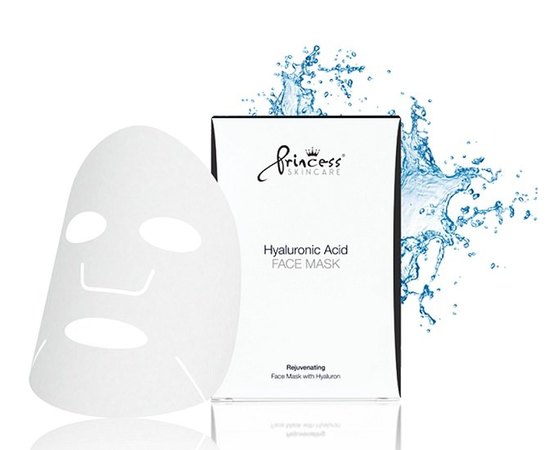 Маска для лица с гиалуроновой кислотой Princess Face Mask with Hyaluronic Acid 