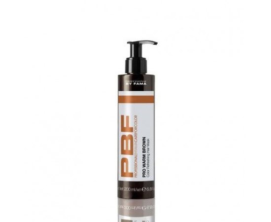 Маска для поддержания цвета теплых коричневых оттенков волос By Fama Pro Warm Brown Hair Mask, 200 ml