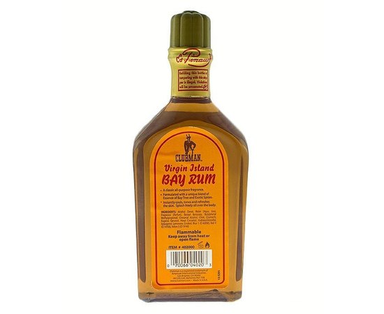 Одеколон Clubman Virgin Island Bay Rum, 177 ml, изображение 2