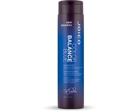 Оттеночный шампунь восстанавливающий баланс, голубой Joico Color balance blue shampoo, 300 ml