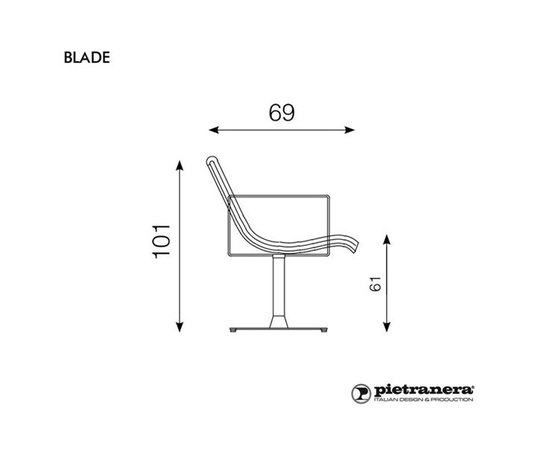 Pietranera Крісло клієнта для мийки Blade, фото _ab__is.image_number.default