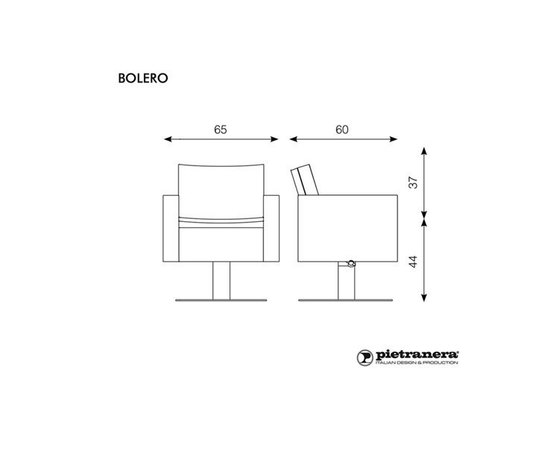 Pietranera Крісло клієнта BOLERO, фото 