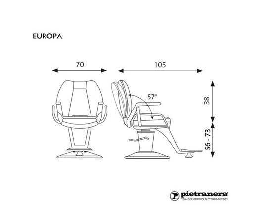 Pietranera Крісло клієнта EUROPA, фото _ab__is.image_number.default