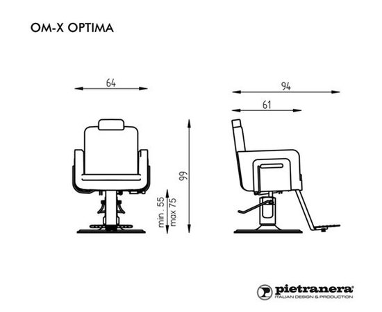 Pietranera Крісло клієнта OM-X UNISEX, фото _ab__is.image_number.default