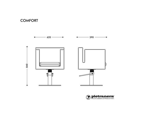 Pietranera Перукарське крісло COMFORT, фото _ab__is.image_number.default