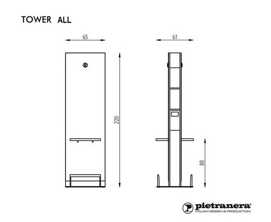 Pietranera Робоче місце перукаря TOWER, фото _ab__is.image_number.default