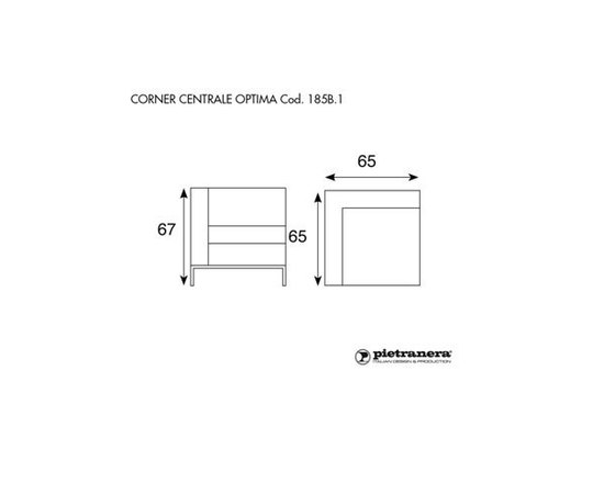 Стул для ожидания для салона красоты Pietranera Corner Optima, изображение 4 Стул для ожидания для салона красоты Pietranera Corner Optima, изображение 4