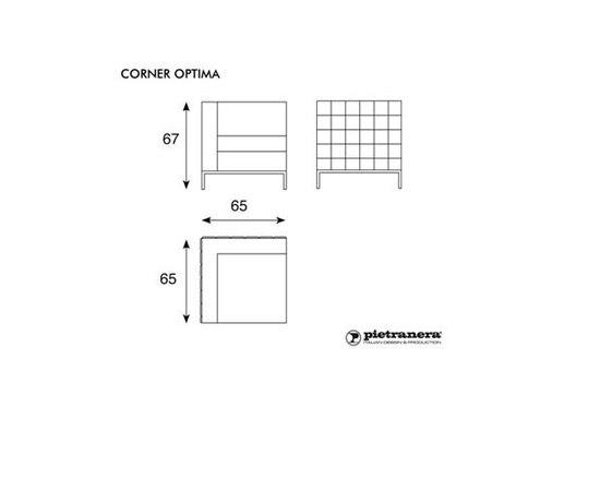 Стул для ожидания для салона красоты Pietranera Corner Optima, изображение 3 Стул для ожидания для салона красоты Pietranera Corner Optima, изображение 3