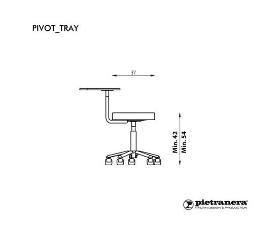 Стул мастера Pietranera Pivot Tray, изображение 2