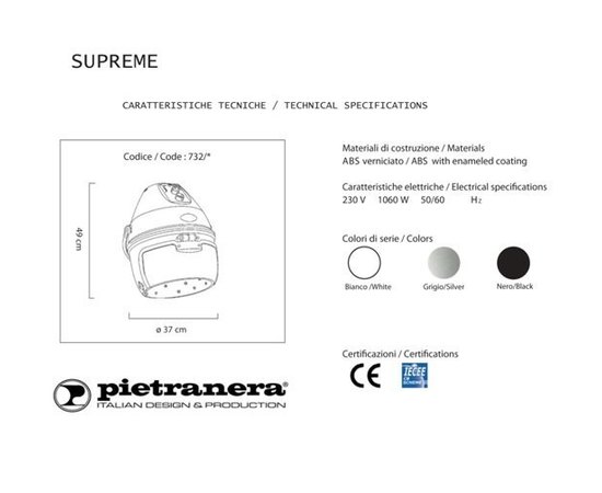 Сушуар парикмахерский Pietranera Supreme B, изображение 6