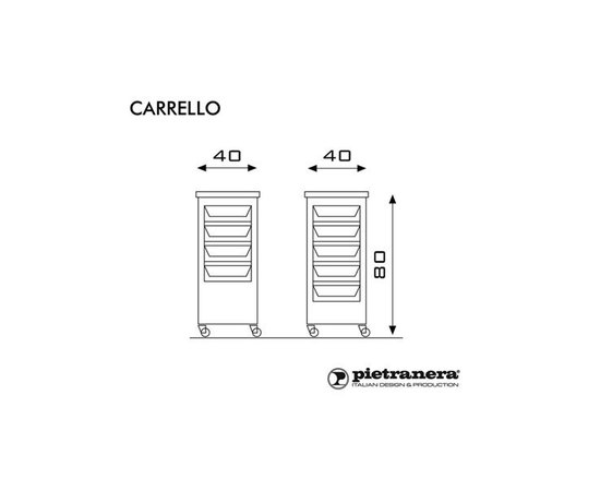 Тележка парикмахерская  Pietranera Dolly, изображение 3