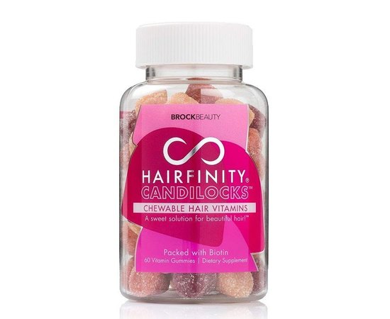 Hairfinity Candilocks Chewable Hair Vitamins Вітаміни жувальні (дієтична добавка), 60 капсул, фото 
