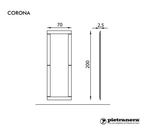 Pietranera Дзеркало перукарське Corona, фото _ab__is.image_number.default