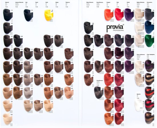 Крем-краска для волос Previa Colour.