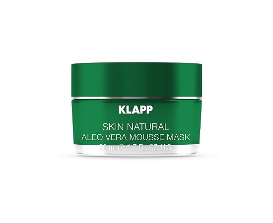 Klapp Skin Natural Aloe Vera Mousse Mask Маска Алое Вера, 50 мл, фото 