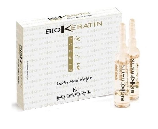 Ампулы для выравнивания волос Kleral System Keratin Instant Straight Vials, 7x8 ml