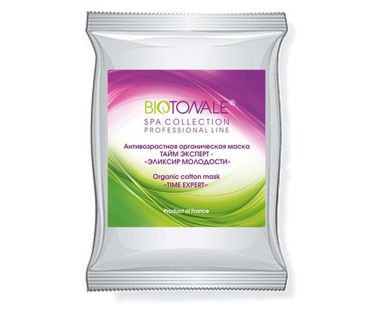 Biotonale 3D Organic Mask Time-Expert Антивікова органічна маска тайм експерт Еліксир молодості, 1 шт, фото 