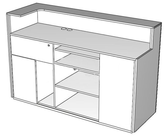 Рецепция для салонов красоты Velmi Cosmo VM412, изображение 2