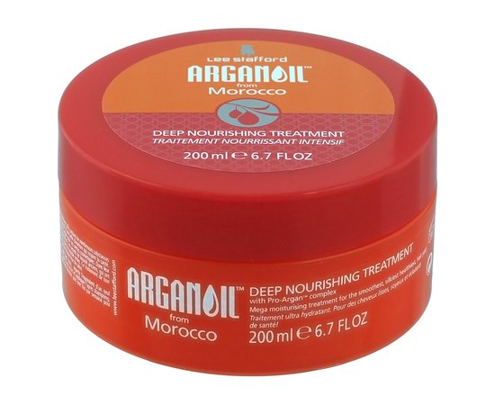 Живильна маска з аргановою олією Lee Stafford Argan Oil Deep Nourishing Treatment Mask, 200 ml, фото _ab__is.image_number.default