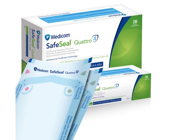 ВІВА Safe-Seal Quattro Крафт пакет самоклеющийся, 200 шт, фото 