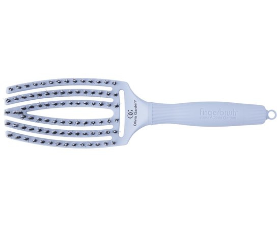 Щетка для волос синяя Olivia Garden Finger Brush Combo Medium BlueStar OGID0851, изображение 2