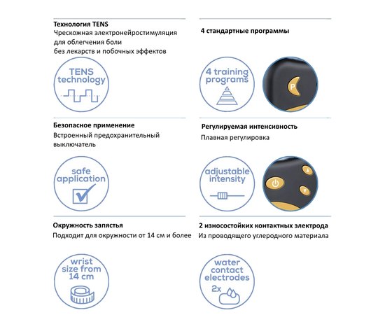 Beurer Прилад електронейростімуляціі зап'ясть і передпліч EM 28, фото _ab__is.image_number.default