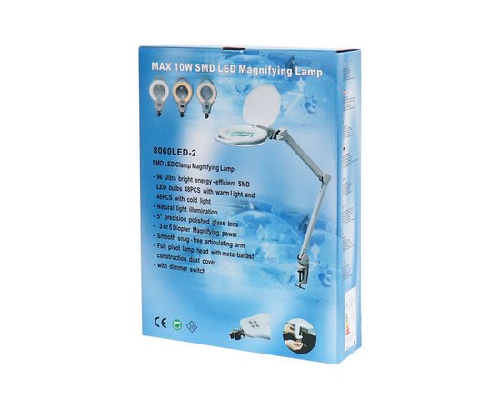 B.S. Ukraine Лампа-лупа модель 8060 LED (3D/5D) з регулюванням яскравості світла, фото _ab__is.image_number.default