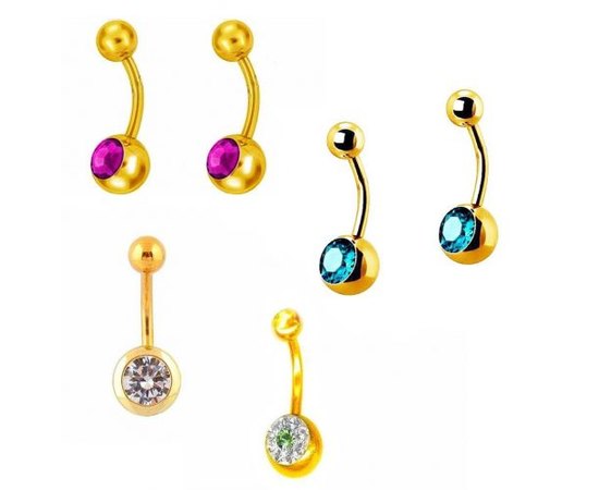 Steel Evolution Banana Mix Сережки для пупка з цирконієвим покриттям і кристалом, 6 шт, фото _ab__is.image_number.default Steel Evolution Banana Mix Сережки для пупка з цирконієвим покриттям і кристалом, 6 шт, фото _ab__is.image_number.default