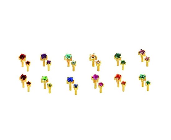 Caflon Gold Mix Claw Set Сережки для проколу асорті в Крапані міні і середні, 24 пари, фото _ab__is.image_number.default Caflon Gold Mix Claw Set Сережки для проколу асорті в Крапані міні і середні, 24 пари, фото _ab__is.image_number.default