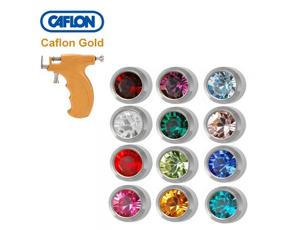 Caflon Gold Mix Bezel Set Сережки для проколу вух асорті (без покриття), 12 пар, фото _ab__is.image_number.default Caflon Gold Mix Bezel Set Сережки для проколу вух асорті (без покриття), 12 пар, фото _ab__is.image_number.default