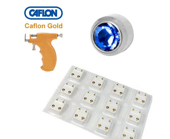 Caflon Gold Bezel Set Stainless Steel Сережки для проколу вух (без покриття), 12 пар, фото _ab__is.image_number.default Caflon Gold Bezel Set Stainless Steel Сережки для проколу вух (без покриття), 12 пар, фото _ab__is.image_number.default