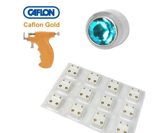 Caflon Gold Bezel Set Stainless Steel Сережки для проколу вух (без покриття), 12 пар, фото _ab__is.image_number.default Caflon Gold Bezel Set Stainless Steel Сережки для проколу вух (без покриття), 12 пар, фото _ab__is.image_number.default