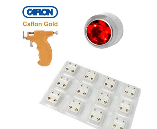 Caflon Gold Bezel Set Stainless Steel Сережки для проколу вух (без покриття), 12 пар, фото _ab__is.image_number.default Caflon Gold Bezel Set Stainless Steel Сережки для проколу вух (без покриття), 12 пар, фото _ab__is.image_number.default