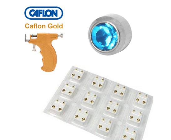 Caflon Gold Bezel Set Stainless Steel Сережки для проколу вух (без покриття), 12 пар, фото _ab__is.image_number.default Caflon Gold Bezel Set Stainless Steel Сережки для проколу вух (без покриття), 12 пар, фото _ab__is.image_number.default