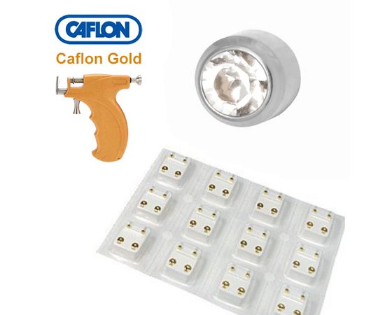 Caflon Gold Bezel Set Stainless Steel Сережки для проколу вух (без покриття), 12 пар, фото _ab__is.image_number.default Caflon Gold Bezel Set Stainless Steel Сережки для проколу вух (без покриття), 12 пар, фото _ab__is.image_number.default