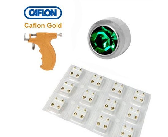 Caflon Gold Bezel Set Stainless Steel Сережки для проколу вух (без покриття), 12 пар, фото _ab__is.image_number.default Caflon Gold Bezel Set Stainless Steel Сережки для проколу вух (без покриття), 12 пар, фото _ab__is.image_number.default