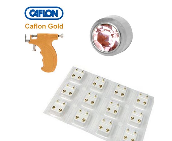 Caflon Gold Bezel Set Stainless Steel Сережки для проколу вух (без покриття), 12 пар, фото _ab__is.image_number.default Caflon Gold Bezel Set Stainless Steel Сережки для проколу вух (без покриття), 12 пар, фото _ab__is.image_number.default