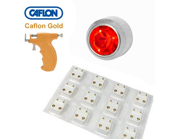 Caflon Gold Bezel Set Stainless Steel Сережки для проколу вух (без покриття), 12 пар, фото _ab__is.image_number.default Caflon Gold Bezel Set Stainless Steel Сережки для проколу вух (без покриття), 12 пар, фото _ab__is.image_number.default